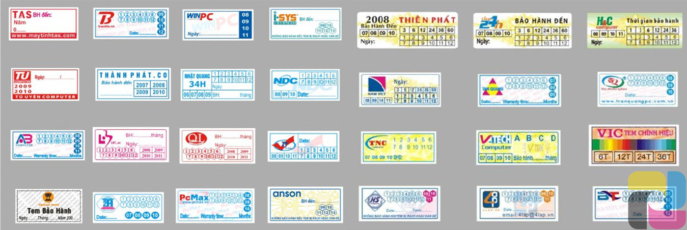 Các loại tem vỡ chống hàng giả
